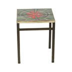 Vintage Vierkante Keramische Plantentafel Tegeltafel Sixties thumbnail 10