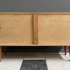 Low Sideboard 1960S White Drawers 1 Door thumbnail 11