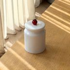 Set Of 2 Ceramic Jars With Tomato Lid thumbnail 7