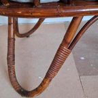 Vintage Rotan Wieg Met Stang, Sfeervol En Uniek, Jaren '70 thumbnail 5