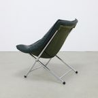 Foldable Lounge Chair In Leather By Teun Van Zanten For Molinari, 1970S thumbnail 6