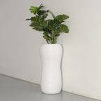 Officenow Gebruikte Plantenbak Met Nieuwe Kunstplant, Wit, 96 X 40 Cm Ø thumbnail 2