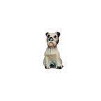 WIT Blauwe Hondje Beeldje thumbnail 2