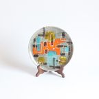 Abstract Geometric Plate By Gehel Paris, 1960S thumbnail 2