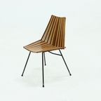 Rare Model 218 Slat Chair By Rohé Noordwolde The Netherlands 1961 thumbnail 2
