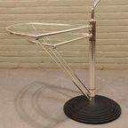 Vintage Oma Memphis Milano Stijl Glazen Bijzettafel thumbnail 16