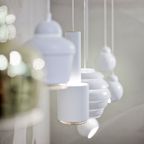 Artek Aalto A331 Hanglamp Ø33 Wit, Verchroomde Ringen thumbnail 5