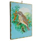 Vintage Vogel Schilderij Mus Olieverf thumbnail 2
