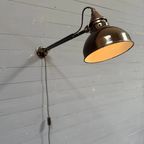 Vroege Rademacher Wandlamp Met Grote Emaille Kap thumbnail 11