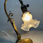 Art Nouveau Tafellamp – Bloem thumbnail 2