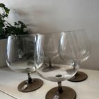 Schott En Zwiesel Christinehutte Vintage Set Van 4 Cognac Glazen thumbnail 3