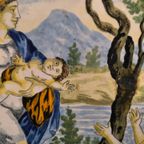 Prachtige Napolitaanse Maiolica thumbnail 7