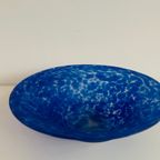 Mondgeblazen Blauwe Schaal thumbnail 6