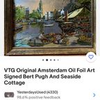 Kunstwerk Van Bert Pugh, Bloemenmarkt Amsterdam thumbnail 3