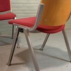 Set Van 4 Vintage Stoelen Giancarlo Piretti Stijl thumbnail 6