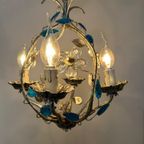 Banci Firenze Design Kroonluchter Hanglamp Blauwe Details thumbnail 2