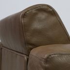 Søren Nissen And Ebbe Gehl Vintage Armchair In Brown Leather thumbnail 14