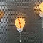 3x Vintage (1980’s) Wandlampen GuRo – Glas thumbnail 2