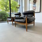 Set Van 2 Vintage Zweedse Fauteuils /eenzitten Eric Merthen thumbnail 3