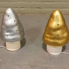 Vintage Heico Mushroom Lamp, Zilver thumbnail 7
