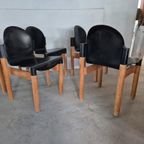 6 X Gerd Lange Voor Thonet 1973 Flex Stoelen thumbnail 4