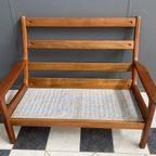 Teak 2 Seat Sofa By Juul Kristensen For Glostrup Denmark thumbnail 5