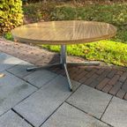 Seventies Ronde Salontafel thumbnail 9