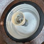 Vintage Industriële Wandlamp / Muurlamp Met Glazen Kap thumbnail 11