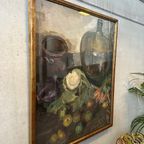 Xl Doek ‘stilleven’ – Gust Verelst 1943 thumbnail 3