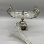 Antiek Centerpiece Tafelstuk Kristal thumbnail 4
