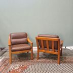 Fauteuil, Kersenhout, Wilhelm Knoll (Onderdeel Van Set) thumbnail 6