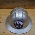 Vintage Amerikaanse Veiligheids Helm Aluminium thumbnail 2