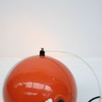 German Made - Space Age Wall Pendant - Orange And Aluminium thumbnail 7