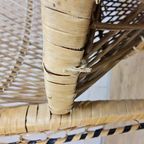 Vintage Rotan Peacock Chair Emmanuelle / Pauwen Stoel (h150cm) thumbnail 19