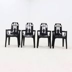 Set Of 4 Boston Chairs By Pierre Paulin For Henry Massonnet France 1980S thumbnail 5