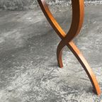 X-Shaped Leg Side Table thumbnail 4