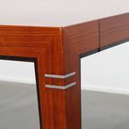 Prachtige Art Deco Set Bestaande Uit Een Eettafel En 4 Eetkamerstoelen Van Schuitema thumbnail 9