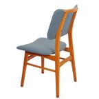 Set Van Drie Vintage Jaren 60 Stoelen Opnieuw Gestoffeerd thumbnail 10