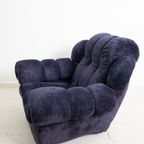 Vintage Fauteuil "Cloud" In Ribfluweel thumbnail 3