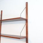 Deens Vintage Wandsysteem Palissander Met Leesplank thumbnail 7
