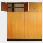 Grote Hoge Vintage Design Kledingkast In Teak, 1960s thumbnail 5