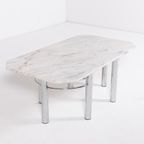 Modern Italian Design Marble Coffee Table thumbnail 2