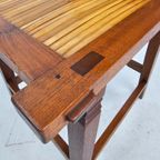 Set Van 5 Stoelen Met Hout En Bamboe Zitting thumbnail 16