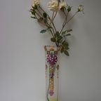 Art Nouveau Glazen Vaas, Belle Epoque Periode thumbnail 7