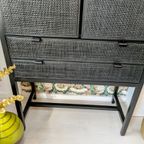 Zwarte Rotan Webbing Kast thumbnail 11