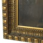 Grote Oude Foto Portret Oude Man Gouden Lijst Hars Brugge 1921 thumbnail 5