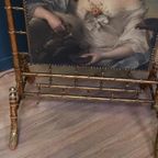 Schitterende Sleets Verguld Antiek Haardscherm thumbnail 7