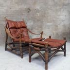 60'S / 70,S Vintage Fauteuil Safari Chair Design Stoel thumbnail 2