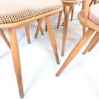 Partij 19 Vintage Houten Eetkamerstoelen thumbnail 14