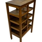 Art Deco Wandkast Vakkenkast Jaren 30 Eiken Open Kast thumbnail 19